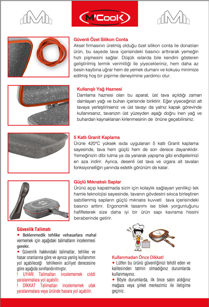 MCOOK Kullanım Klavuzu